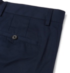 Lanvin - Navy Slim-Fit Cotton Trousers - Men - Navy
