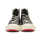 Converse Black Wool Knit Back Chuck 70 High Sneakers