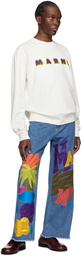 Marni Off-White Printed Sweatshirt