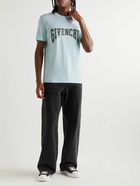 Givenchy - Slim-Fit Logo-Appliquéd Cotton-Jersey T-Shirt - Blue