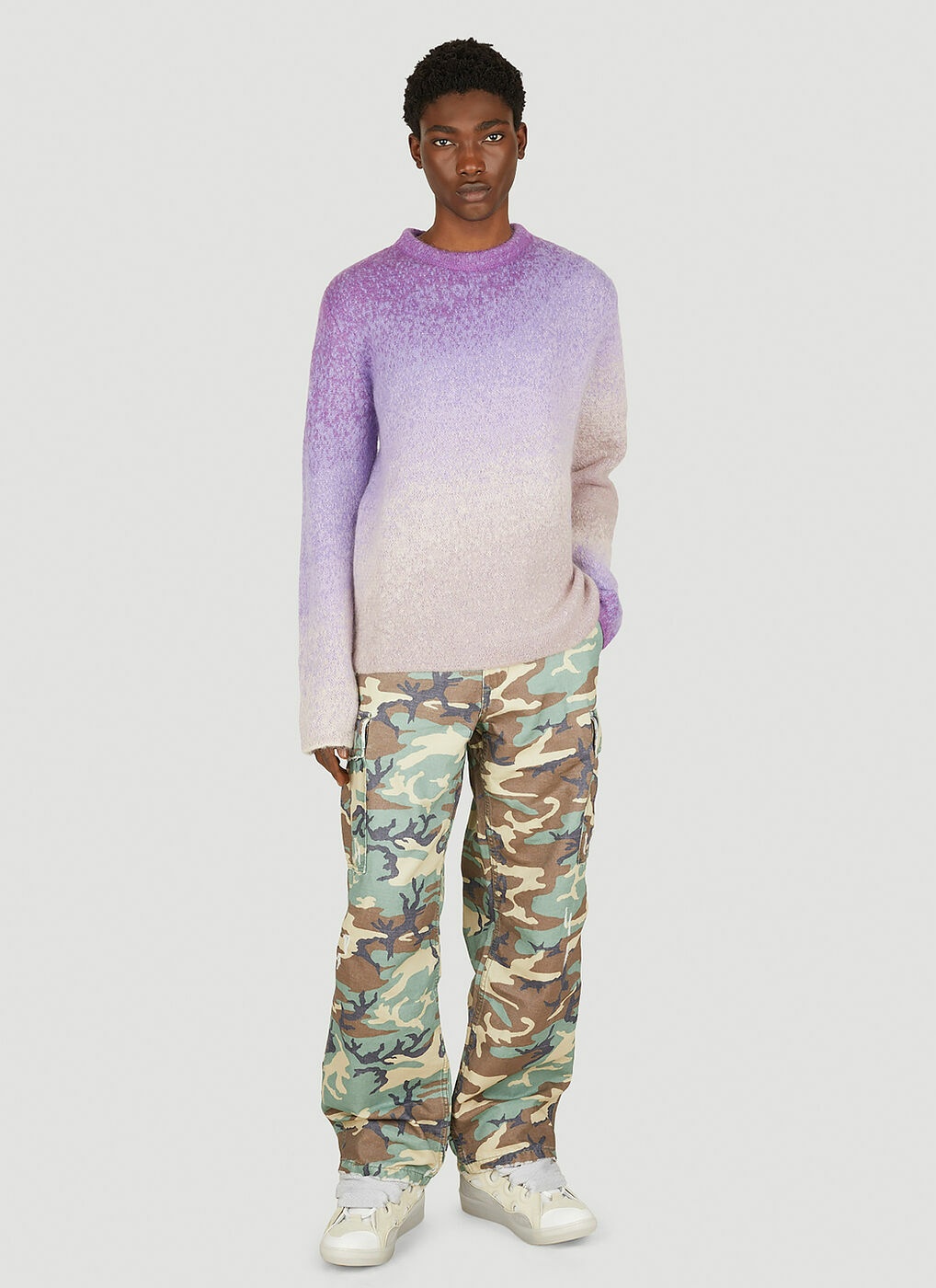 Camouflage Cargo Pants in Green ERL