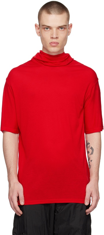 Photo: Post Archive Faction (PAF) Red 5.0+ Center T-Shirt