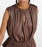 Altuzarra - Baldur pleated peplum top