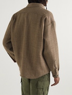 Visvim - Lumber Wool, Linen and Silk-Blend Tweed Shirt - Brown