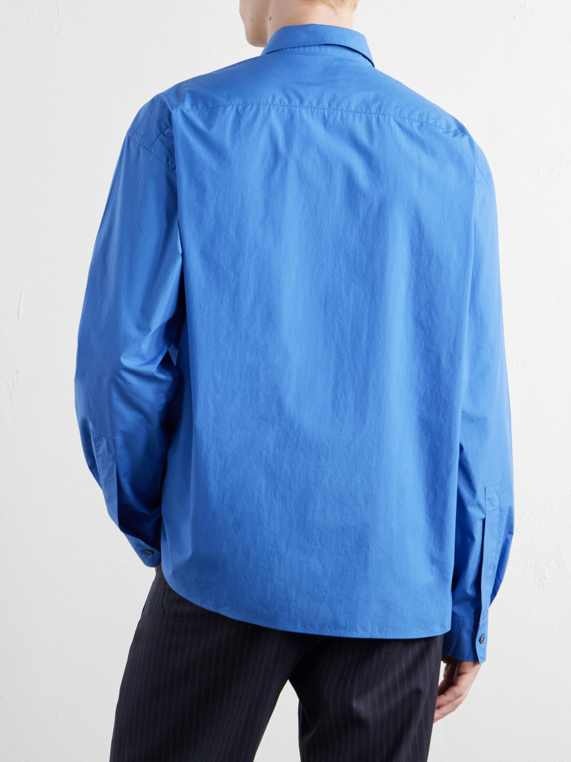 Studio Nicholson - Cotton-Poplin Shirt - Blue