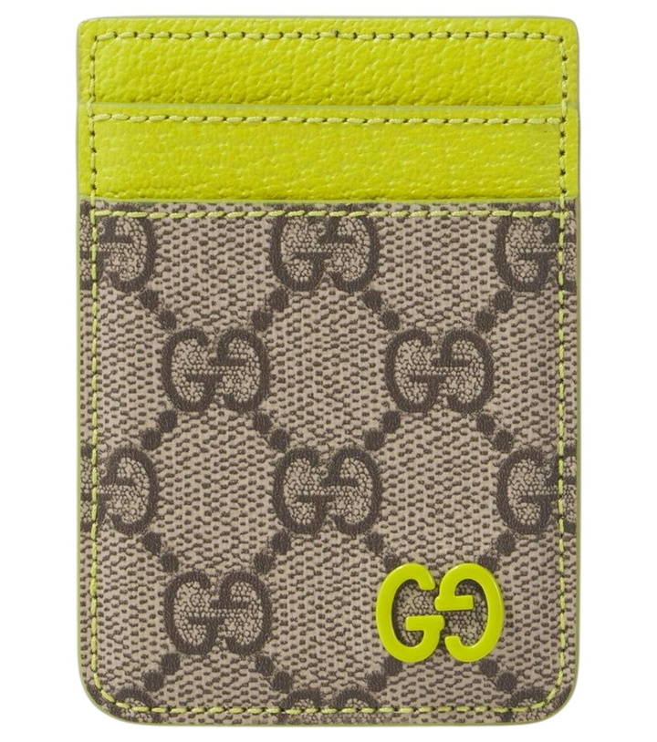 Photo: Gucci GG Canvas and leather card holder