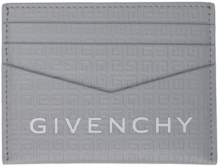 Photo: Givenchy Gray 4G Micro Card Holder