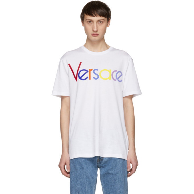Photo: Versace White Vintage Logo T-Shirt