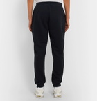 Moncler Genius - 7 Moncler Fragment Slim-Fit Tapered Appliquéd Printed Loopback Cotton-Jersey Sweatpants - Black