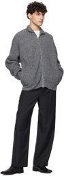 YLÈVE Gray Wool & Cashmere Sweater