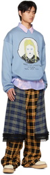 KIDILL Blue Henry Darger Edition Angeline Celistine Vivian Sweater