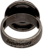 Marc Jacobs Heaven Gunmetal Engraved Mood Ring
