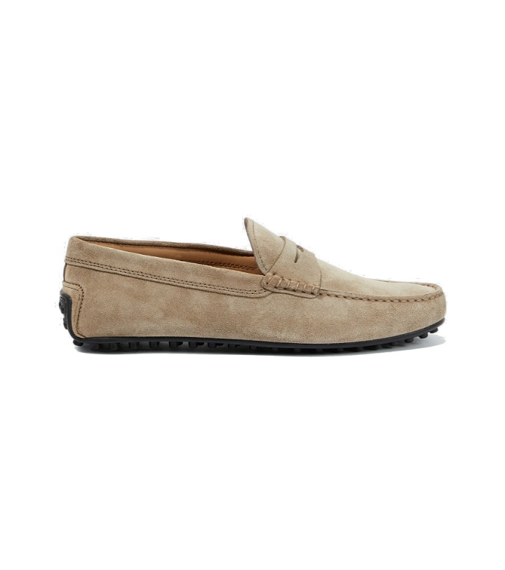 Photo: Tod's - Gommino suede driving shoes