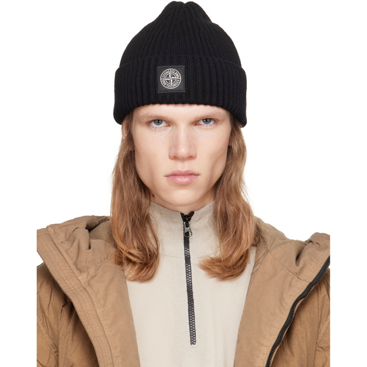 Photo: Stone Island Navy N100002 Rib Wool Beanie