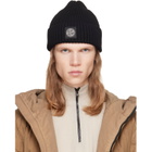 Stone Island Navy N100002 Rib Wool Beanie