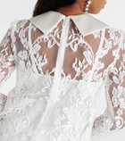 Dolce&Gabbana Lace and satin minidress