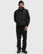 Daily Paper PONDO COTTON MONOGRAM BODYWARMER Black Mens Vest