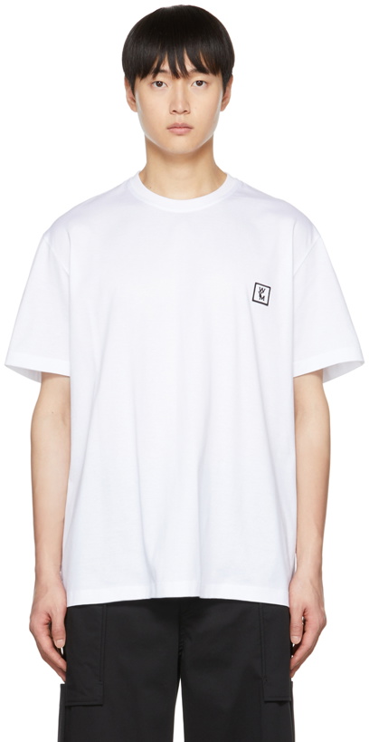 Photo: Wooyoungmi White Embroidered T-Shirt