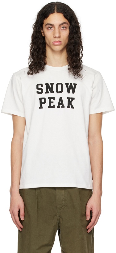 Photo: Snow Peak White Felted T-Shirt