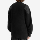 Balenciaga Men's Cotton Military Sweater in Black