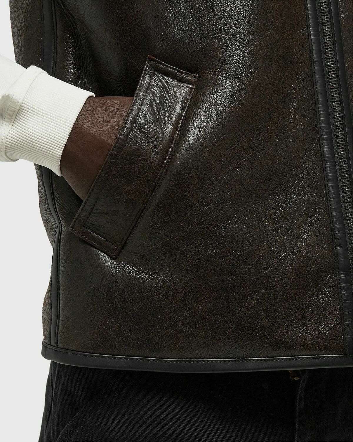 Samsøe & Samsøe X Schott SABOY VEST Brown Men