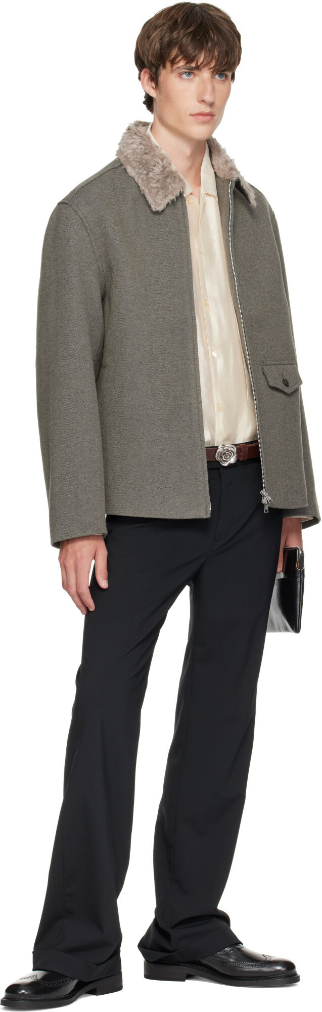 OUR LEGACY Black Brogue Parade Derbys