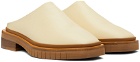Clergerie Off-White Bosco Slip-On Loafers