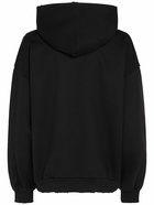 BALENCIAGA Cropped Vintage Cotton Sweatshirt Hoodie