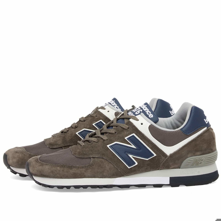 Photo: New Balance Men's OU576NBR - Made in UK Sneakers in Brown