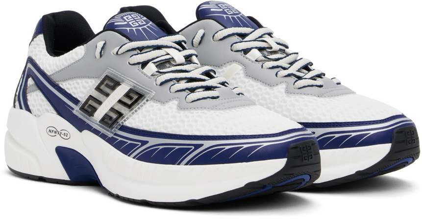 スニーカー GIVENCHY NFNTY-52 SNEAKERS Givenchy White & Navy NFNTY-52 Sneakers Givenchy
