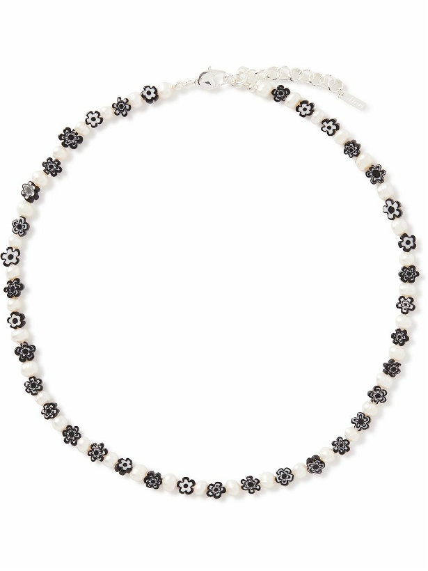 Photo: éliou - Jengo Silver, Pearl and Glass Beaded Necklace