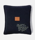 Loewe x Louis Wain wool jacquard cushion