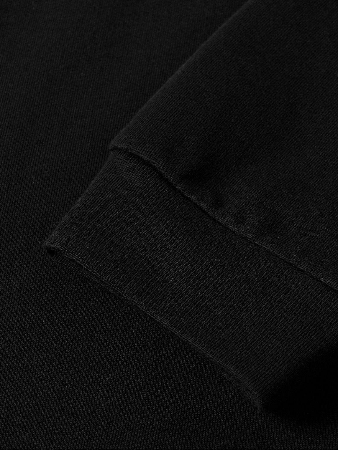 The Row - Essoni Cotton-Jersey Hoodie - Black