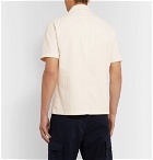 Barena - Camp-Collar Herringbone Cotton Shirt - Cream