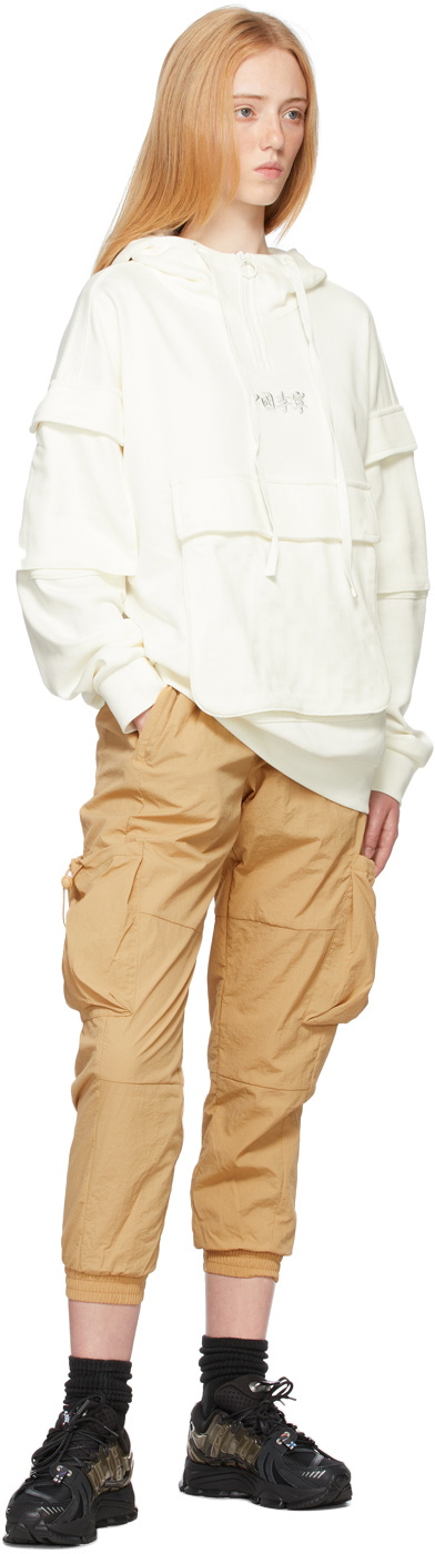 Li-Ning Beige Cargo Trousers