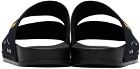 Marni Black Trompe L'oeil Sandals