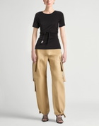 Y-3 Womens T-shirt in Black
