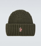 Moncler Grenoble Ribbed-knit virgin wool beanie