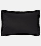 Les-Ottomans Silk velvet cushion