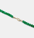 Ileana Makri 18kt gold beaded jade necklace