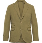 MAN 1924 - Kennedy Unstructured Linen and Cotton-Blend Suit Jacket - Green