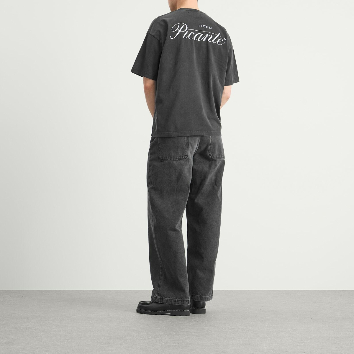 Picante Men's Tailor T-Shirt in Washed Black