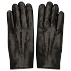 Dolce and Gabbana Black Cashmere Lined Gloves