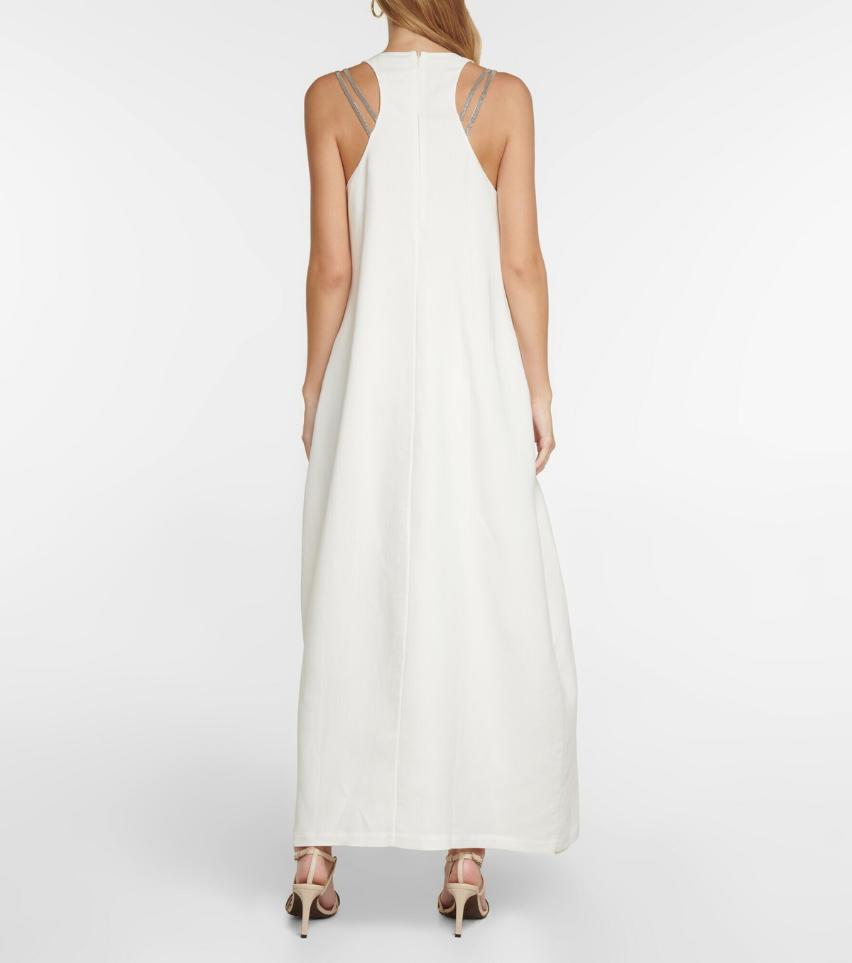 Brunello Cucinelli - Bridal embellished maxi dress
