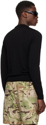 1017 ALYX 9SM Black Embroidered Sweater