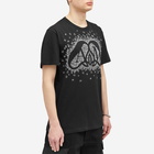 Alexander McQueen Men's Exploded Charm Print T-Shirt in Black/White