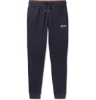 Hugo Boss - Slim-Fit Tapered Cotton-Jersey Sweatpants - Navy