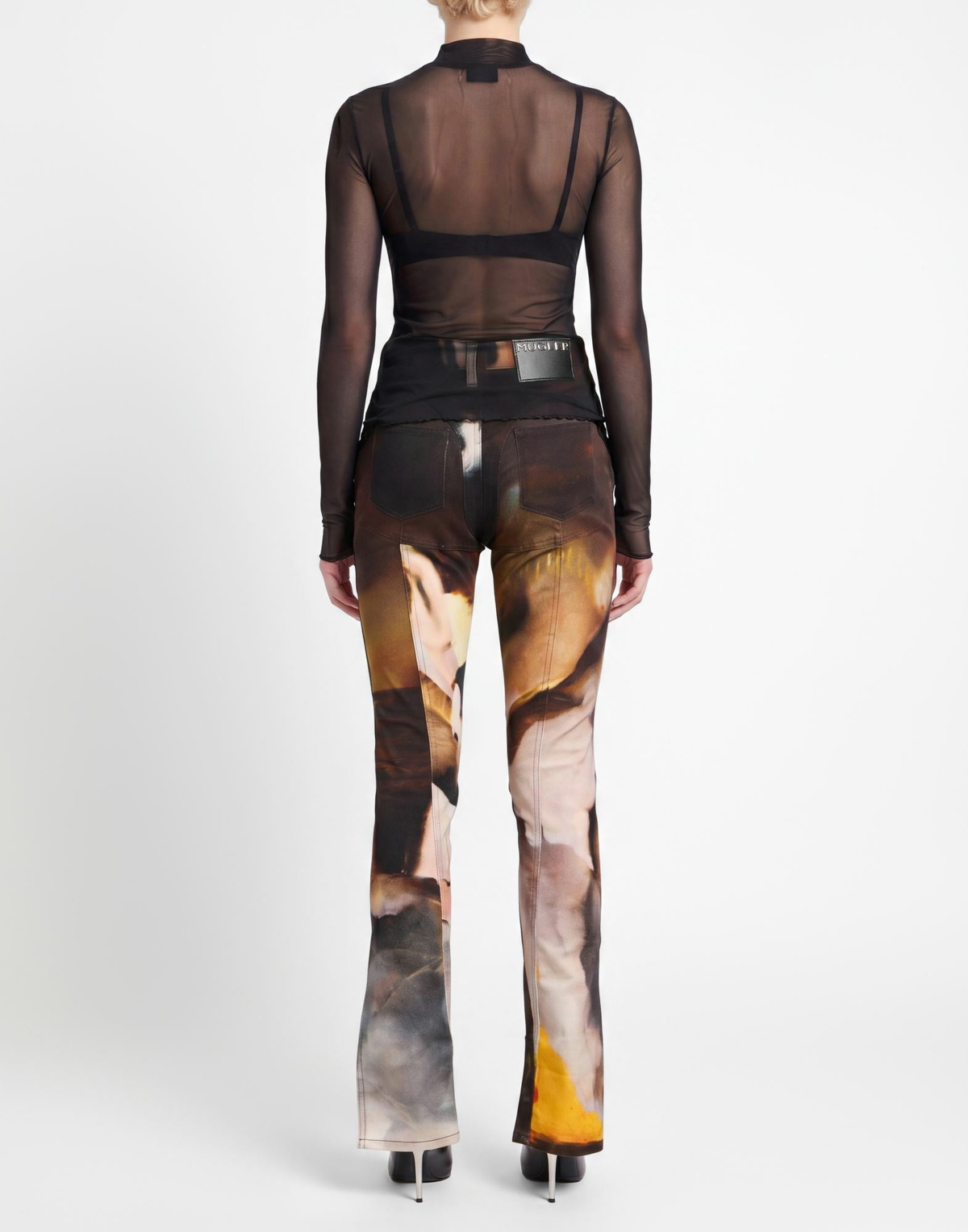 Mugler Womens Jeans in Black