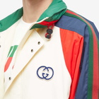 Gucci Men's GG Logo GRG Jacket in Ivory
