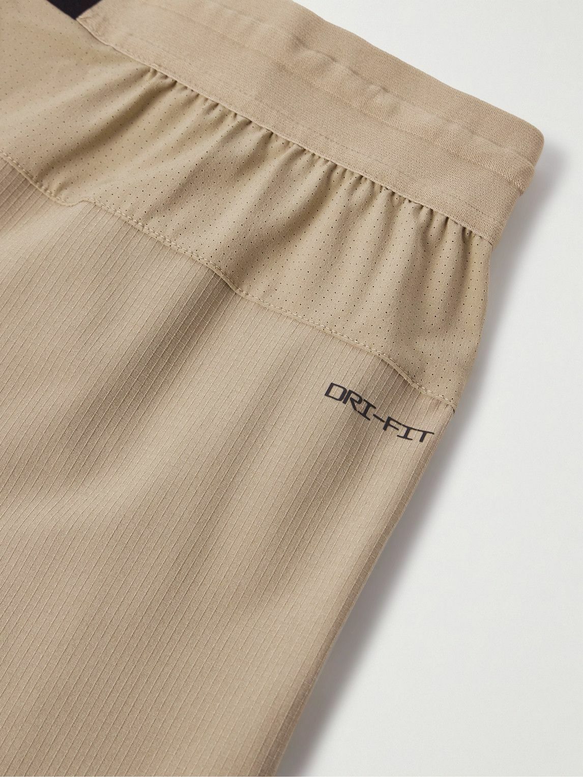 Nike Training - Flex Rep 4.0 Straight-Leg Mesh-Panelled Dri-FIT Ripstop Shorts - Neutrals